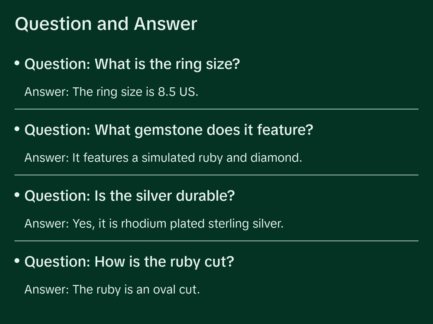 Oval Cut Ruby Halo Sterling Silver Ring, size 8.5