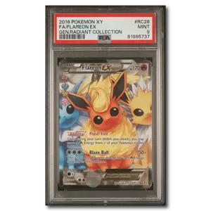 PSA 9 Flareon EX Generations XY 2016