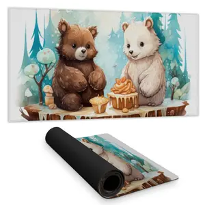 MWW C1DM15311TC9LW 16 x 32 in. The Dessert - Turquoise Desk Mat for Home Decor - Stylish