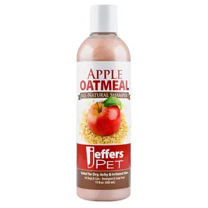Jeffers Pet Apple Oatmeal All-Natural Hypoallergenic Dry Skin Shampoo for Dogs and Cats Jeffers Pet Apple Oatmeal All-Natural Hypoallergenic Dry Skin Shampoo for Dogs and Cats