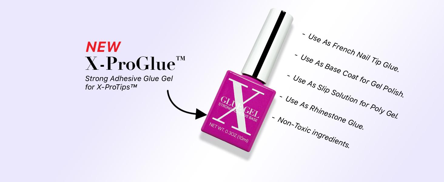 SXC Cosmetics X-Pro Tips - Nail Tips Only - 5 Purple Shades French Tip Press On Nails, 150/160pcs, Almond/Coffin/Square Shapes, XS-M Sizes DIY Salon-Quality Nails at Home