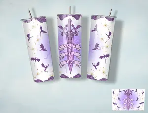 Violent Little Thing Purple 20oz Insulated Tumbler
