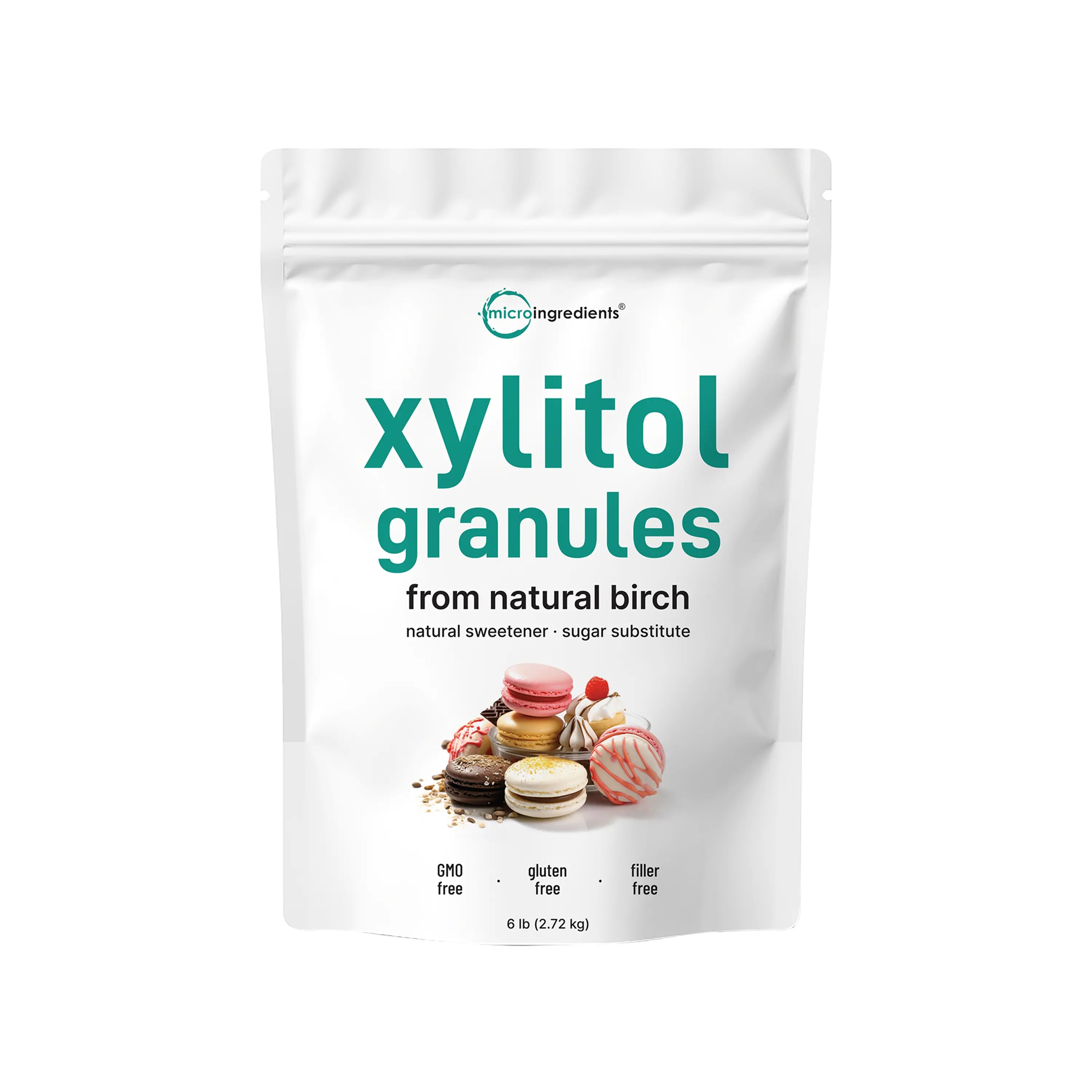 Micro Ingredients Xylitol Sweetener Granules, 6lb Micro Ingredients Xylitol Sweetener Granules, 6lb