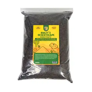 Bugzy DesertScape Substrate All-Natural Soil Bedding & Bioactive Terrarium Vivarium Mix 4 Quart