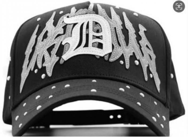 Barbas Hats Chrome Rose Gold – Premium Black Adjustable Snapback with 3D Chrome Metal Crosses, Trendy Streetwear Baseball Cap