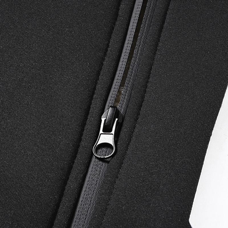 Men's Winter Fleece Lined Warm Hooded Jacket - Super Thick Windproof Zip Up Sports Sweatshirt with Pockets, Gray, Long Sleeve, Polyester, Casual Wear for Extreme Cold Weather, Autumn and Winter