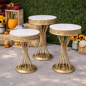 3 PCs Twist Pedestals Stand-23.6″ 27.6″ 31.5″ Tall Organiser Pack