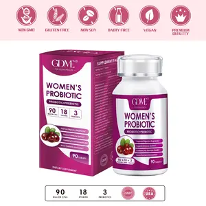 45-Day Supply Women's Probiotics 90B CFU - for Bloating & Gut Health - 18 Strains w/ Cranberry - GMP Certified