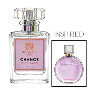 No.5 Chance Eau Splendide 2025 Floral Fruity TOP: Raspberry Rose Violet Middlle: Rose Geranium Mint Base: Iris Musk Cedarwood  Size: 30ML 1oz MOONFLE Women Long Lasting Oil Base Fragrance Parfume