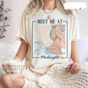 Meet me at Midnight Youth and adult Shirt, Cinderella Inspired Shirts, Girls Trip, Princess Birthday Girl, Toddler Magic Kingdom Tee