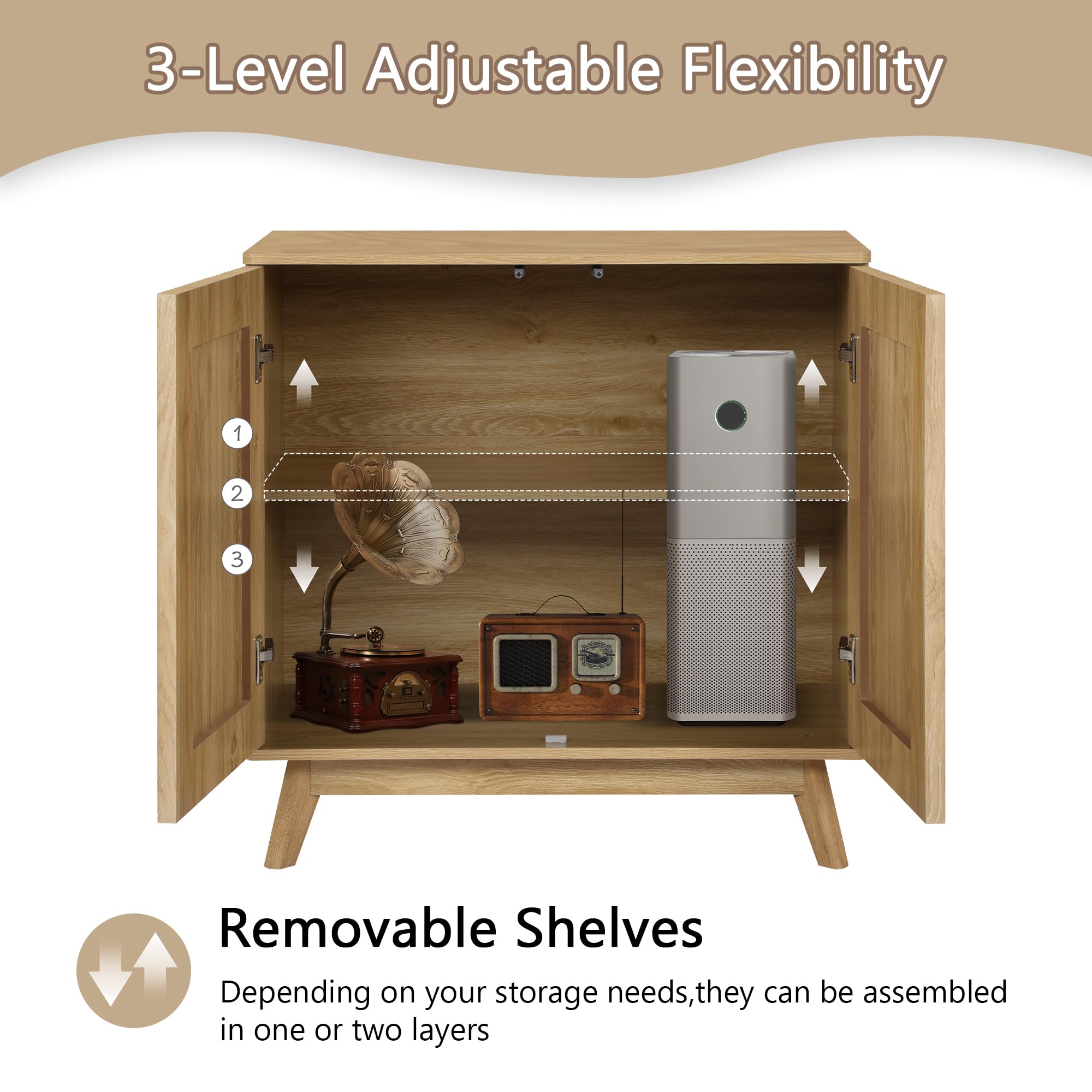 Giratree 2 3 Doors Sideboard Cabinet, Mid Century Farmhouse Fluted Credenza Sideboard Long Buffet Cabinet with Storage for Kitchen, Dining Room Coffee Cabinet, Office, Living Room TV, Entryway Cabinet Giratree 2 3 Doors Sideboard Cabinet, Mid Century Farmhouse Fluted Credenza Sideboard Long Buffet Cabinet with Storage for Kitchen, Dining Room Coffee Cabinet, Office, Living Room TV, Entryway Cabinet