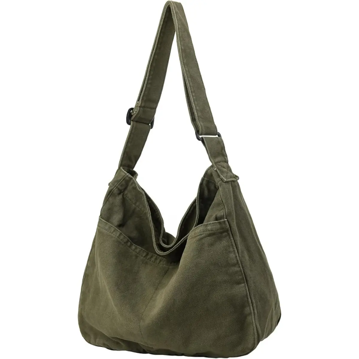 RIVERICH Canvas Tote Bag Casual Hobo Crossbody Shoulder Bag for Women and Men Large Purse Messenger Bag Travel Work,back to school,back to school haul