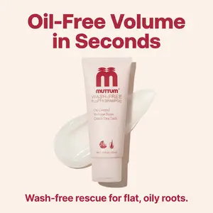 MUTTUM Dry Shampoo Gel, Wash-Free Fluffy Oil-Control Shampoo - No-Rinse Shampoo - Leaves Hair Fresh for Oily Hair - Makes Washing Hair Simpler and More Efficient - 3.38 fl oz/100ml