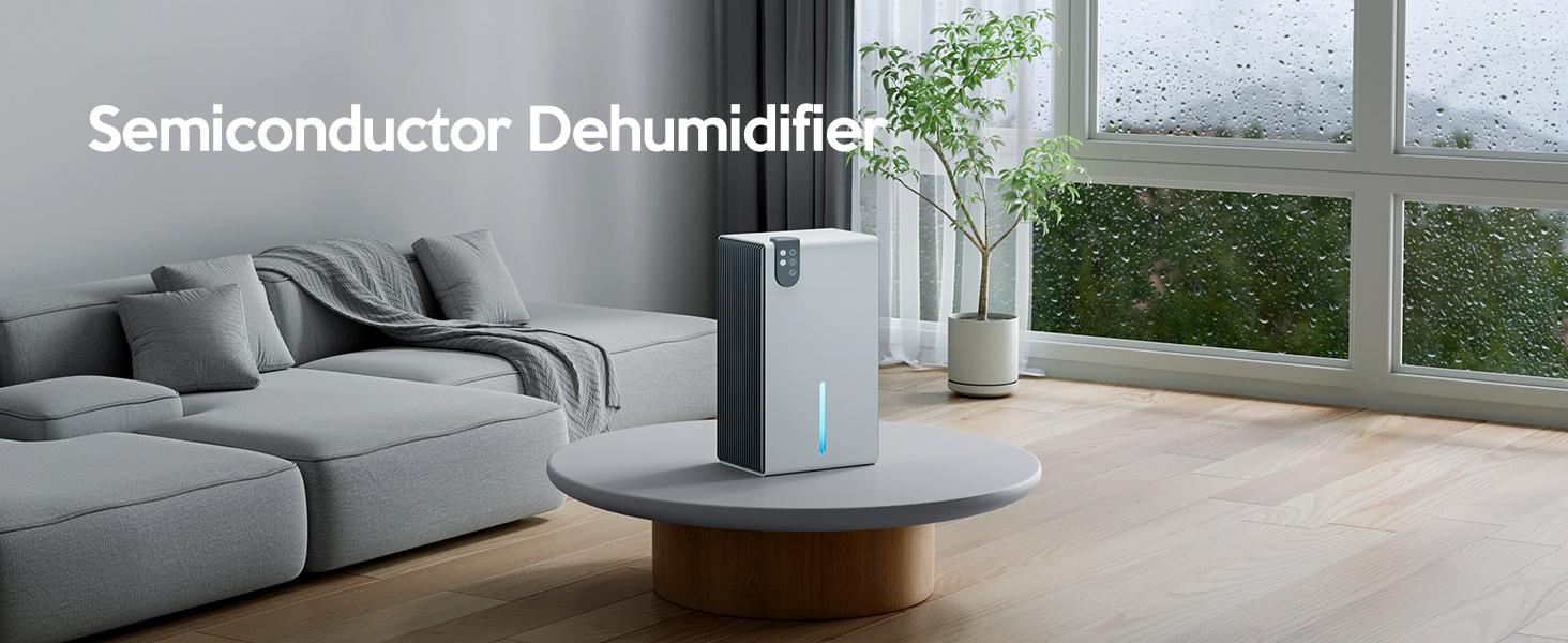 Large Room or Basement Dehumidifier, Automatic and Manual Drainage, Intelligent Humidity Control, Automatic Defrost, Dry Clothes Function (for 4500 sq. ft.) Dehumidifier with Water Tank.