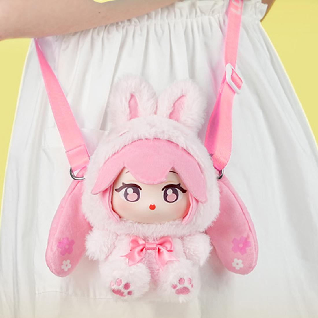 MINISO Hatsune Miku Vinyl Plush Doll Forest Cute Creatures Series Blind box Soft Stuffed Plush Keychain Bag Pendant Adorable Miku Design with Forest Creature Theme Ideal for Collectors and Fans