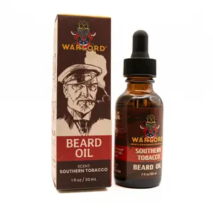 Warlord Southern T. Beard Oil - 1 oz / 30 m Scented Beard Oil for Daily Hydration and Comfort