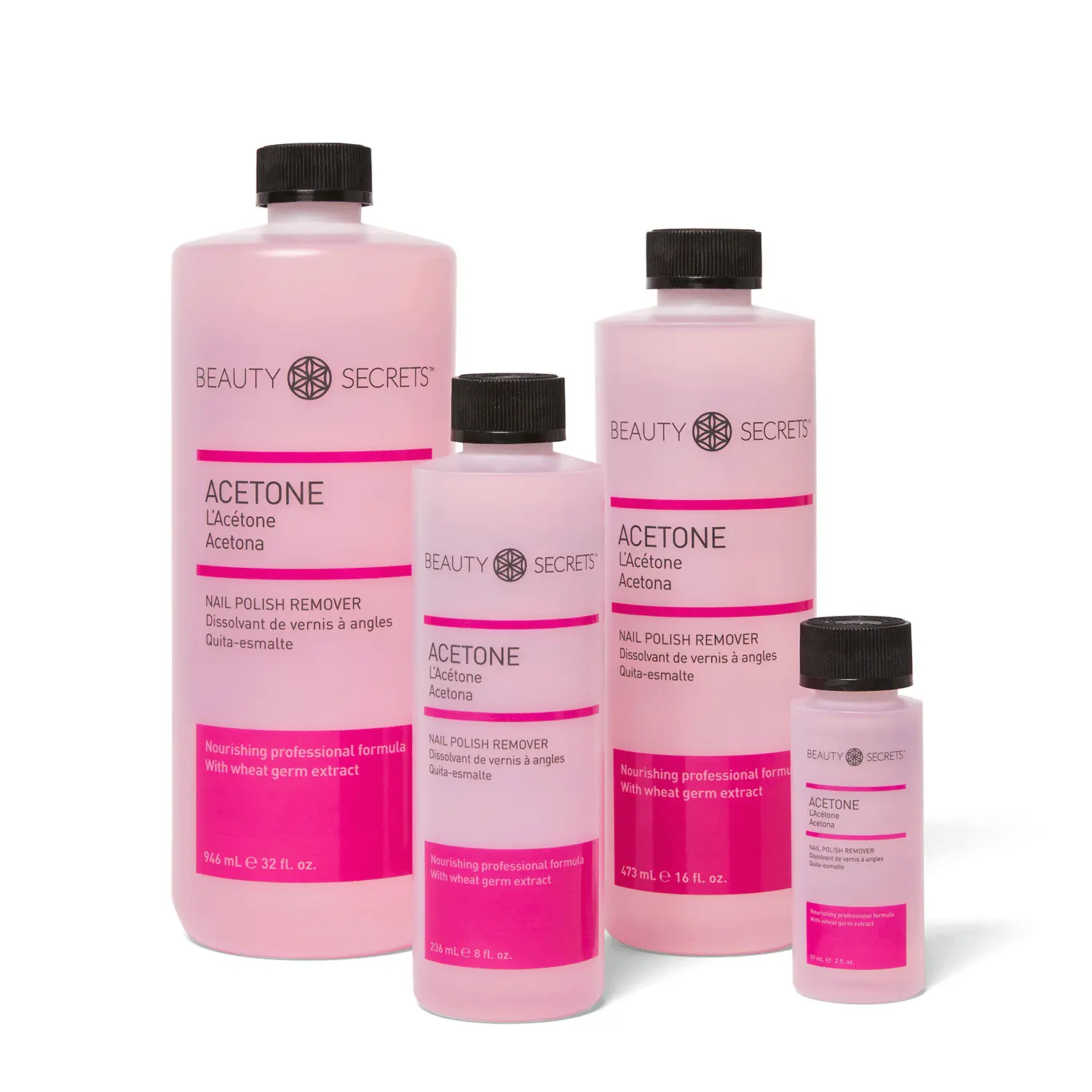 Beauty Secrets Acetone Nourishing Nail Polish Remover for Nail Care