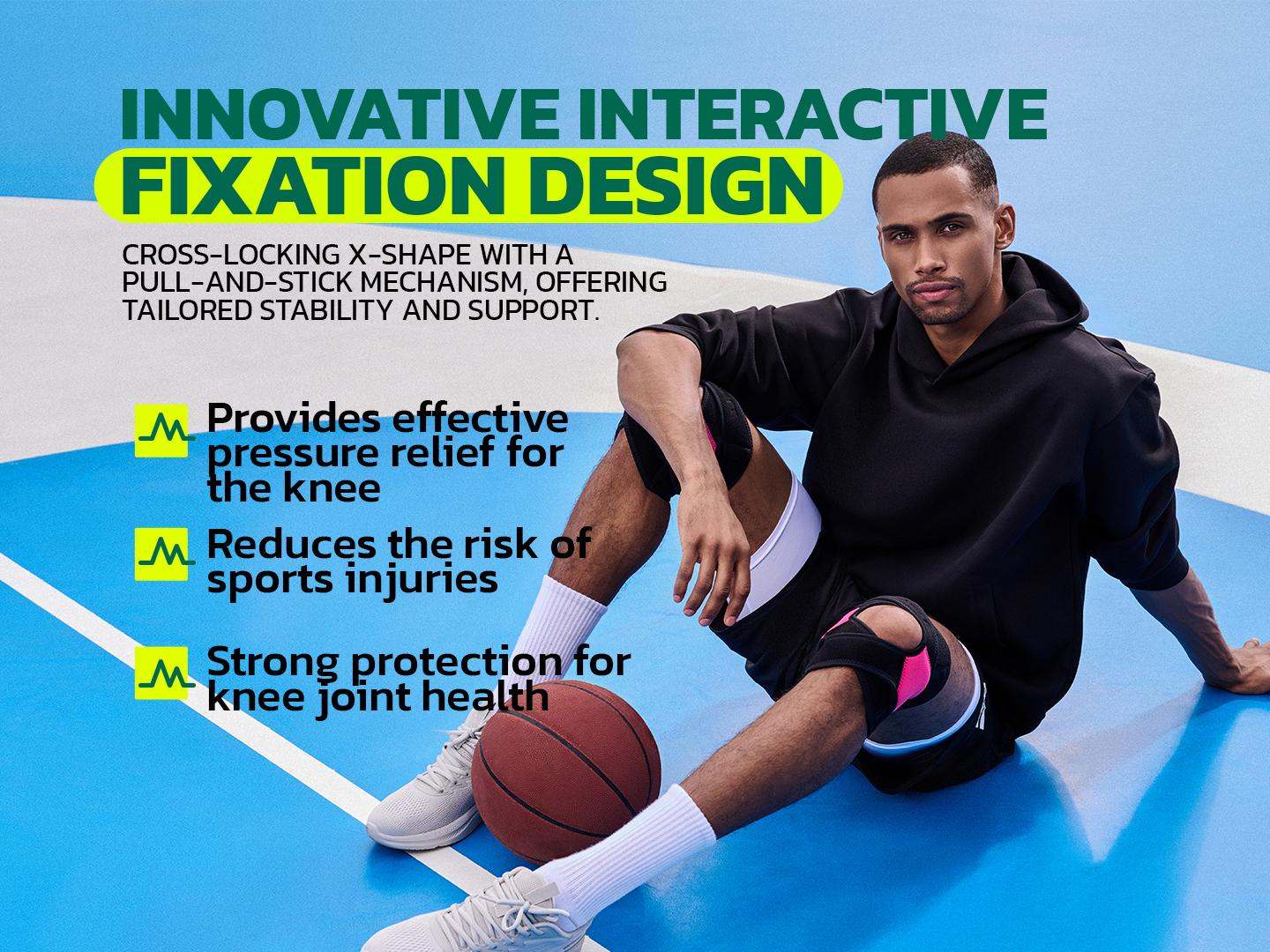 aoFIT Knee Brace,Knee Sleeves,Premium Compressionfor Knee Stability During LegWorkouts,Men&Women,High-Quality,Comfort ,Gym Cycling Running Springtok，TikTokShopBlackFriday