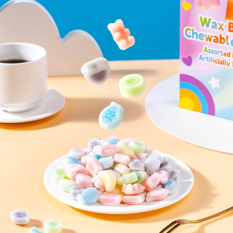 【Trending Candies】Mini Freeze Wax Bottles Candy - Cute Shapes, Assorted Fruit Jam Fillings | Perfect Gift Choice candy