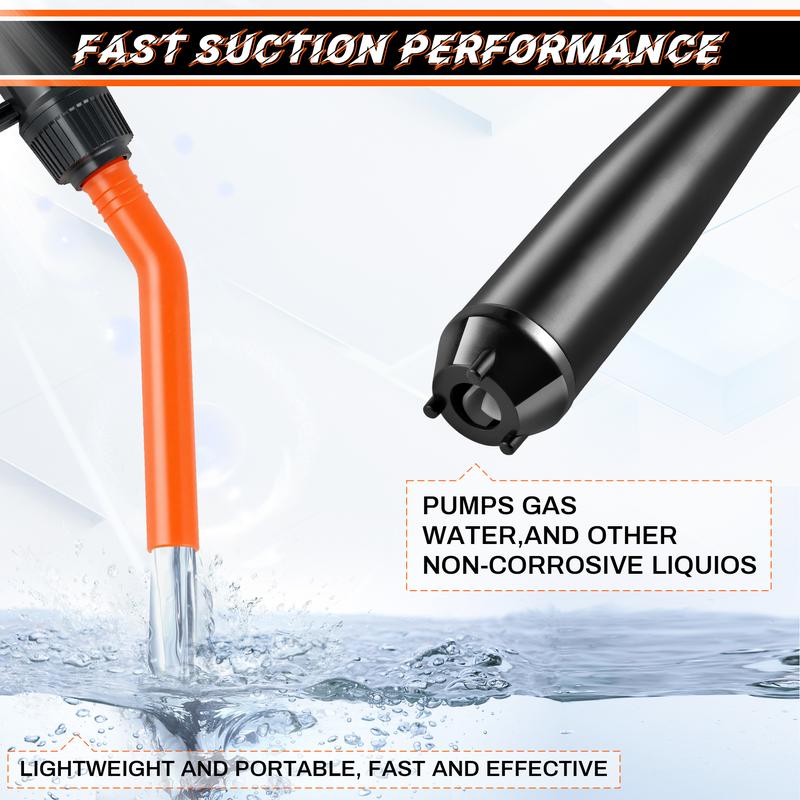 SINGARO Portable Power Battery Pump, Battery Powered Siphon Fuel Transfer Pump, Electric Fuel/Water Transfer Pump 2.4 GPM,Liquid Siphon Pump with Adjustable Flow Control, Gas Can Pump Ideal