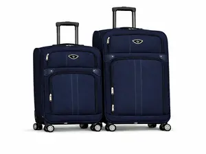2-Piece Royal Blue Spinner Luggage Set