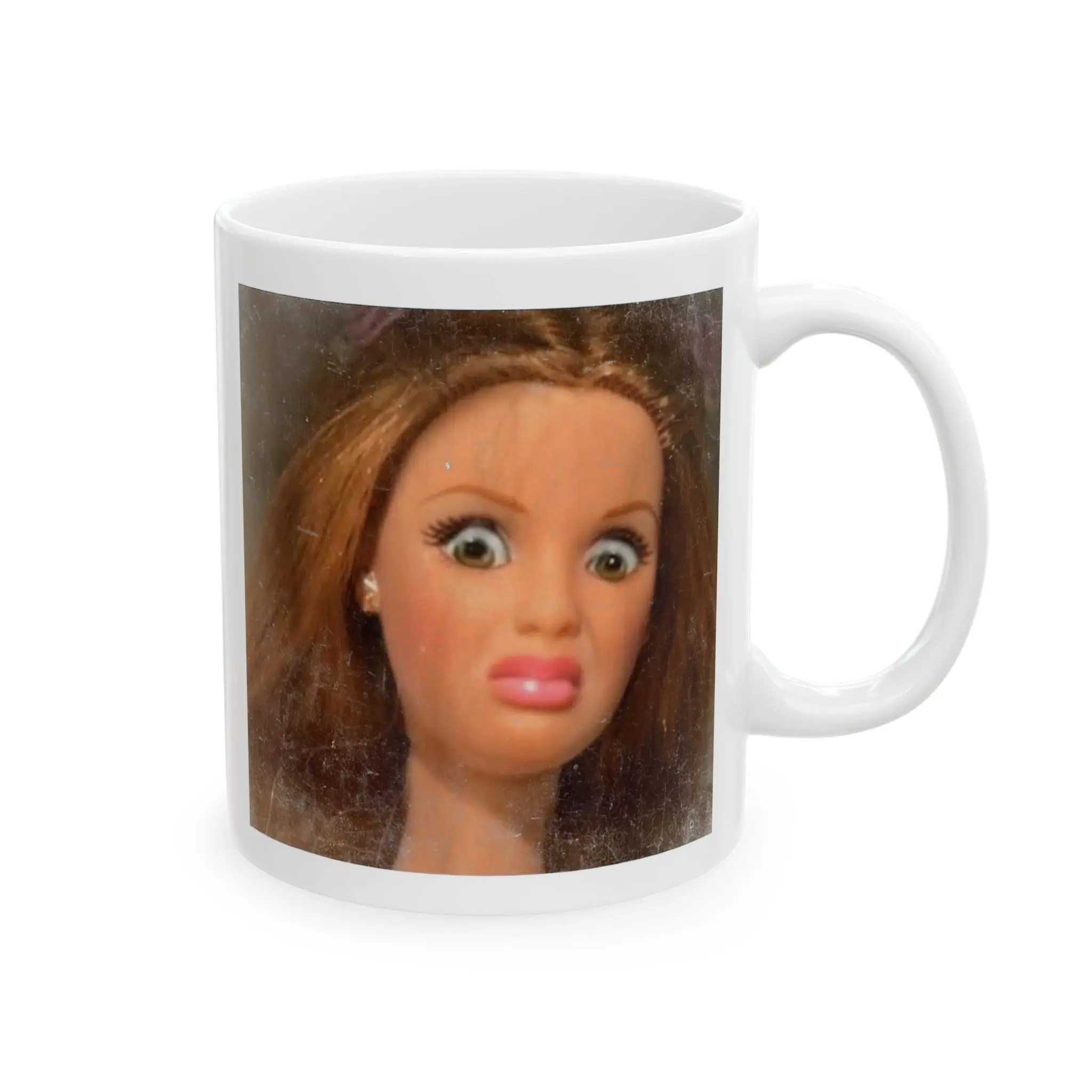 Funny Disgusted Barb Face Mug – Hilarious Coffee Cup Gift for Mom, Dad, Coworker or Friend