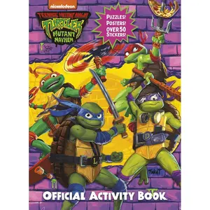 Teenage Mutant Ninja Turtles: Mutant Mayhem: Official Activity Book Paperback – June 27, 2023