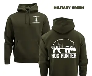 Night Life Hog Hunter Hoodie, Graphic Hoodie,Unisex Pullover Hoodie, Unisex Graphic Full-Size Streetwear Hoodie