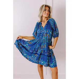 Date Night In Capri Mini Dress