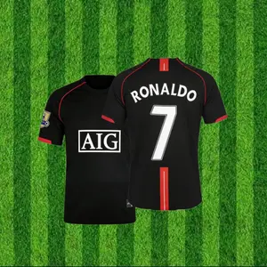 0708  Short Long Sleeve Soccer Jersey Away 7 Ronaldo