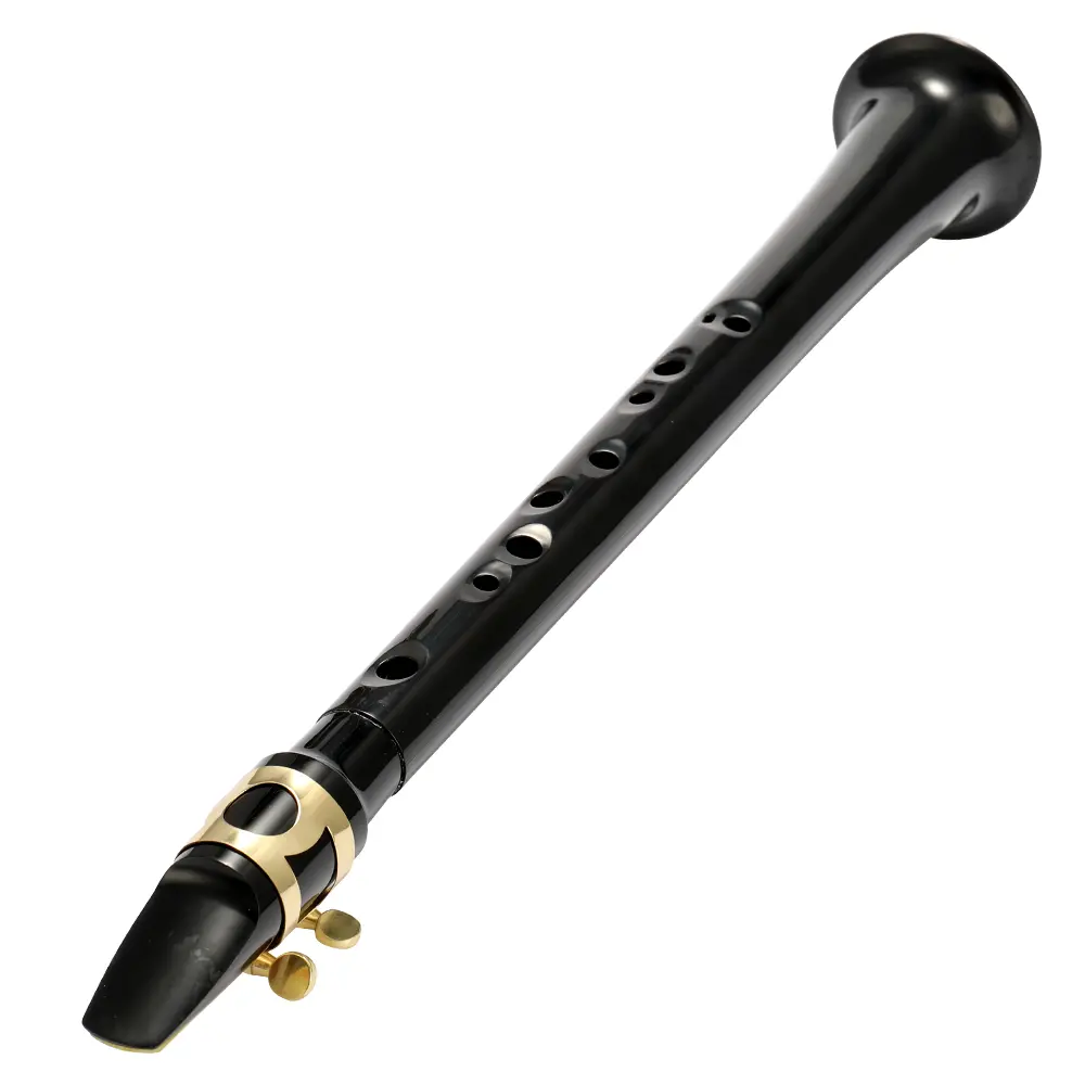 Plastic C-Key Pocket Saxophone - 400mm Handmade Mini Sax, Portable and Lightweight Playful Wind Instrument with Carrying Bag, Great Gift for Friends, Ideal for Saxophone Enthusiasts