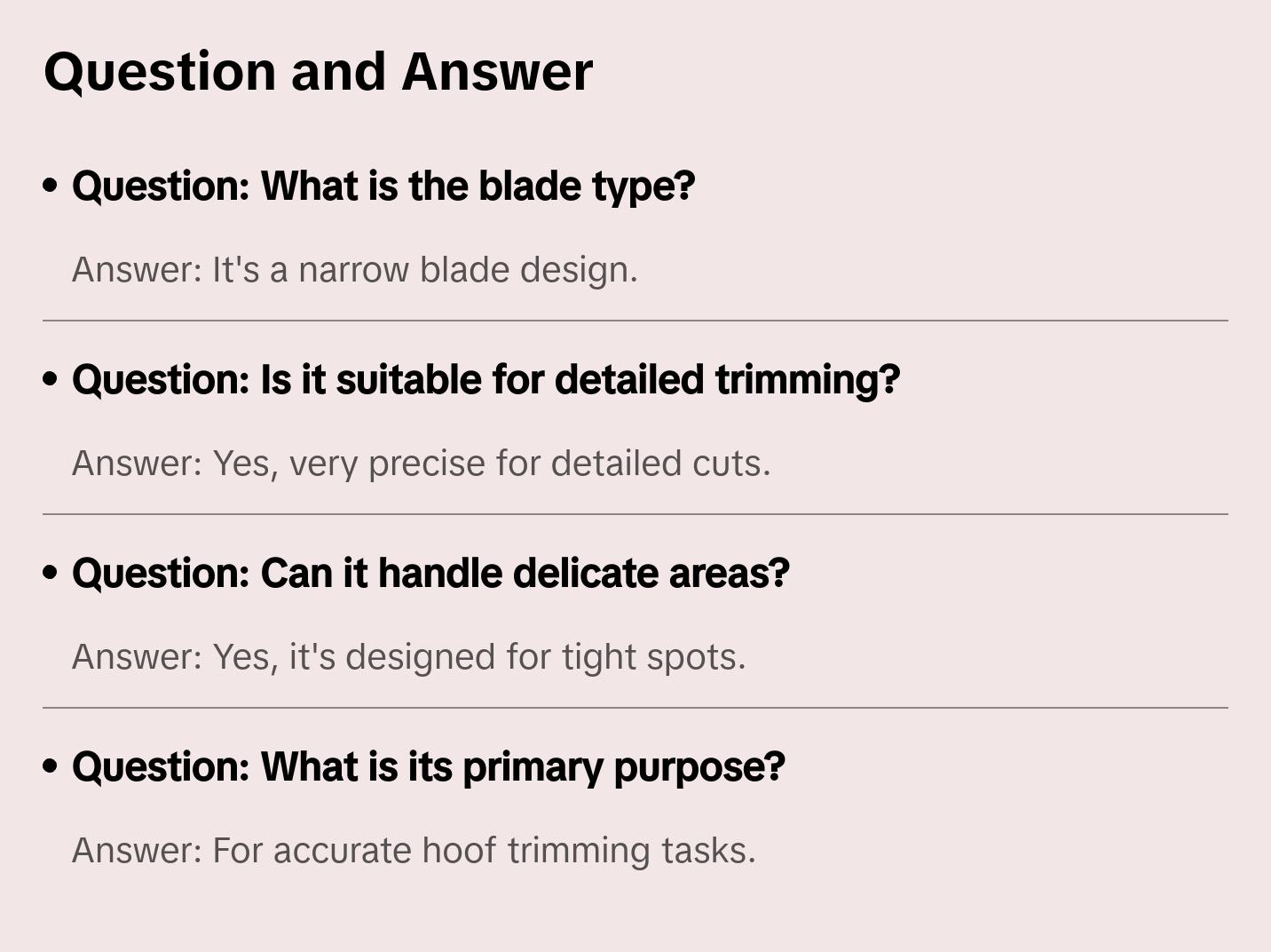 Hoof Knife Narrow Blade (DRTHCI15)
