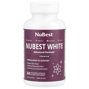 NuBest Nubest White, 60 Vegetarian Capsules