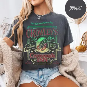 Crowley's Crossroads Inn T-Shirt - Comfort Colors Supernatural Inspired Tee GO5