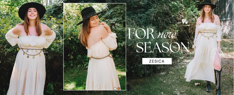 ZESICA Women's 2025 Boho Sexy Off Shoulder Long Sleeve Smocked High Waist Side Split Flowy A Line Tiered Long Maxi Dress