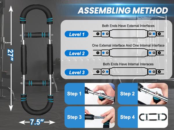 Relife Sports Twister Arm Trainer for Men - Compact Spring Resistance Chest & Shoulder Training Equipment, Adjustable & Portable Home Fitness Equipment