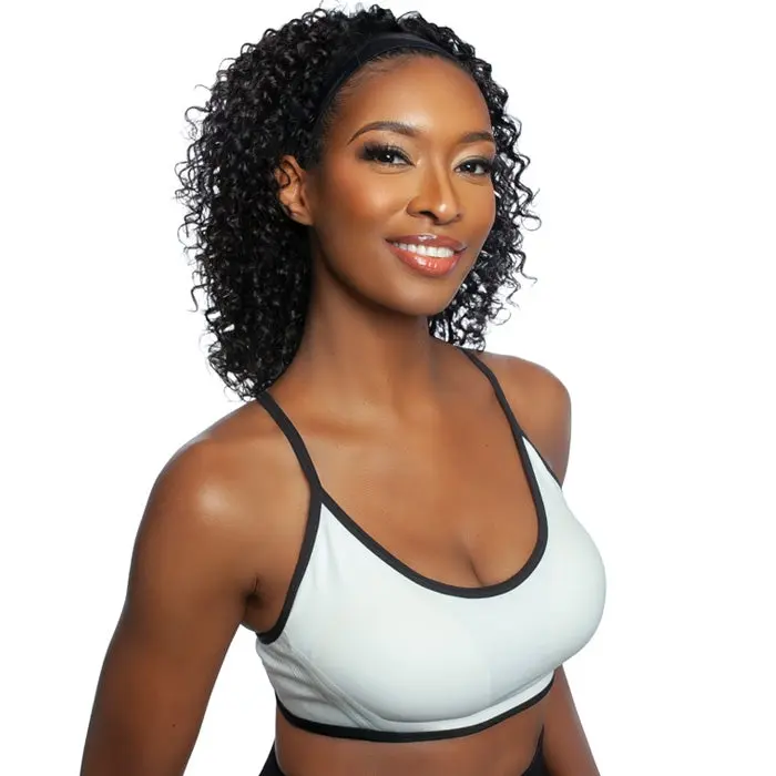 Mane Concept Trill 100% Unprocessed Virgin Remy Hair Glueless Headband Wig - TRHB207 WATER WAVE 14"