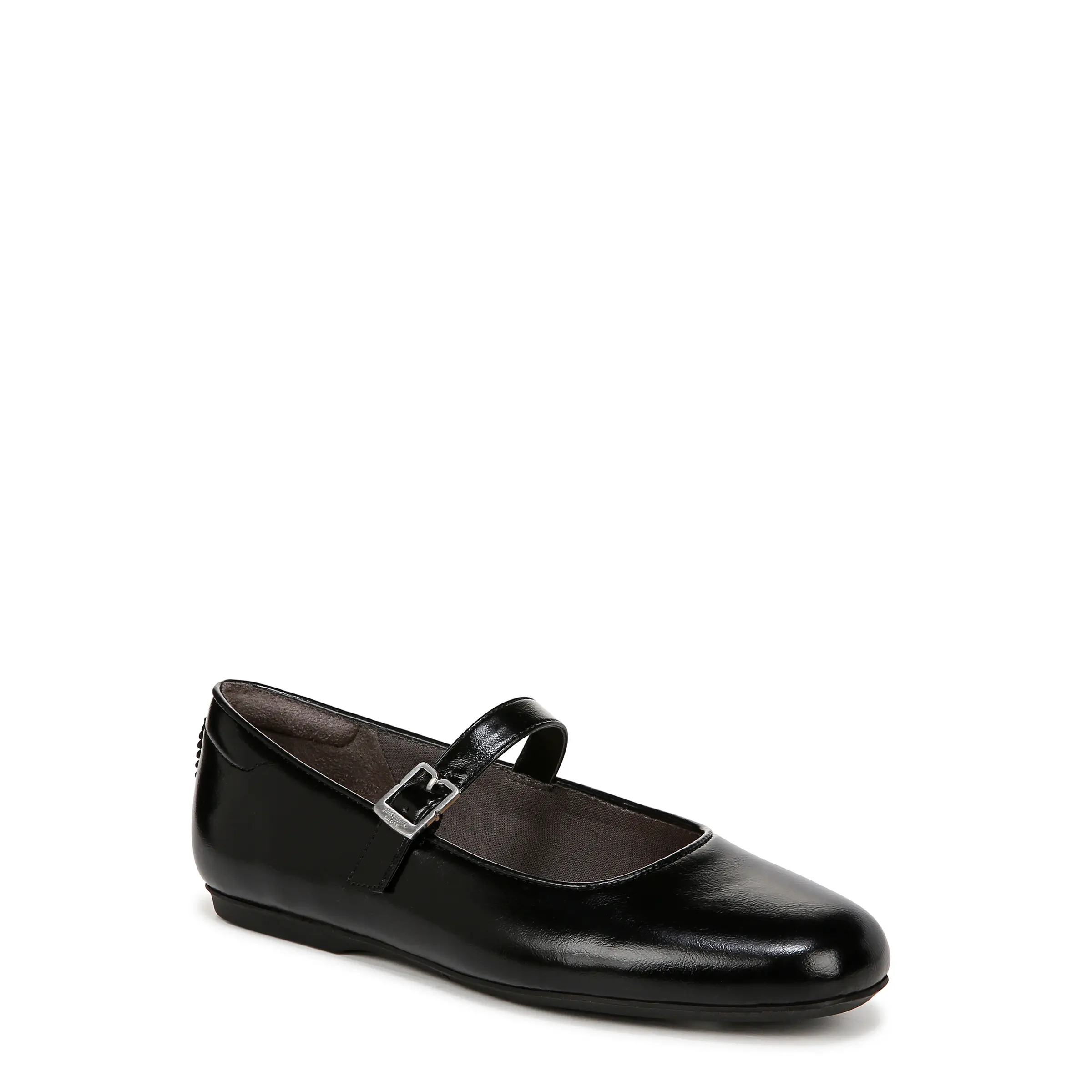 Dr. Scholl's Women's Wexley Mary Jane Ballet Flats - Faux Leather Casual Walking Footwear with Foam Cushioned Arch Support, Adjustable Buckle