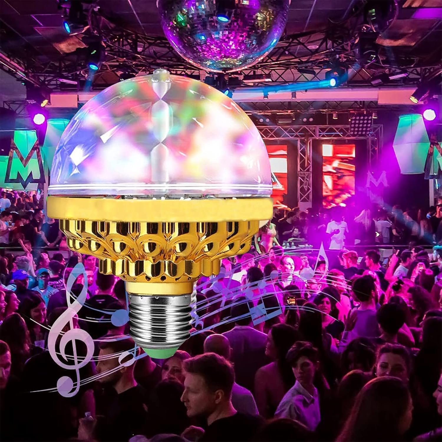 Lights Disco Ball Magic Ball Stage Light with Sockets Stage Decor Lights for Home Dance Christmas Party