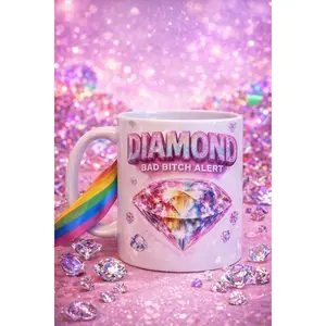 Diamond Bad Bitch Alert Mug