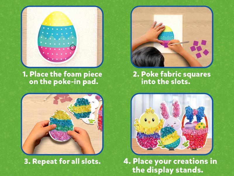 Easter Special Poke in Art - Skillmatics Art & Craft Activity, Mess-free Art for Kids, DIY kit, Gifts for Girls & Boys Ages 4 to 9 Creative Play Artistic