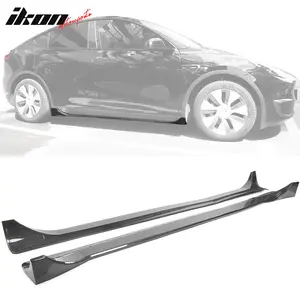 Side Skirts for Tesla Model Y 2020-2024 ABS Plastic Rocker Panel