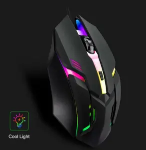 Latest High-Quality Ergonomic Gaming Mouse, Suitable for Desktop and Laptop Computers, 4-Button USB RGB Backlit Mouse PHONEPACE