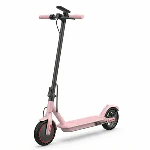 AOPO Electric Scooter – Fashion Fan Electric Scooter, 350W motor, 8.5-inch solid tires, top speed 19mph, 12–16 miles of range. Portable commuter scooter, the perfect gift for family and friends, equipped with dual brake system and APP control