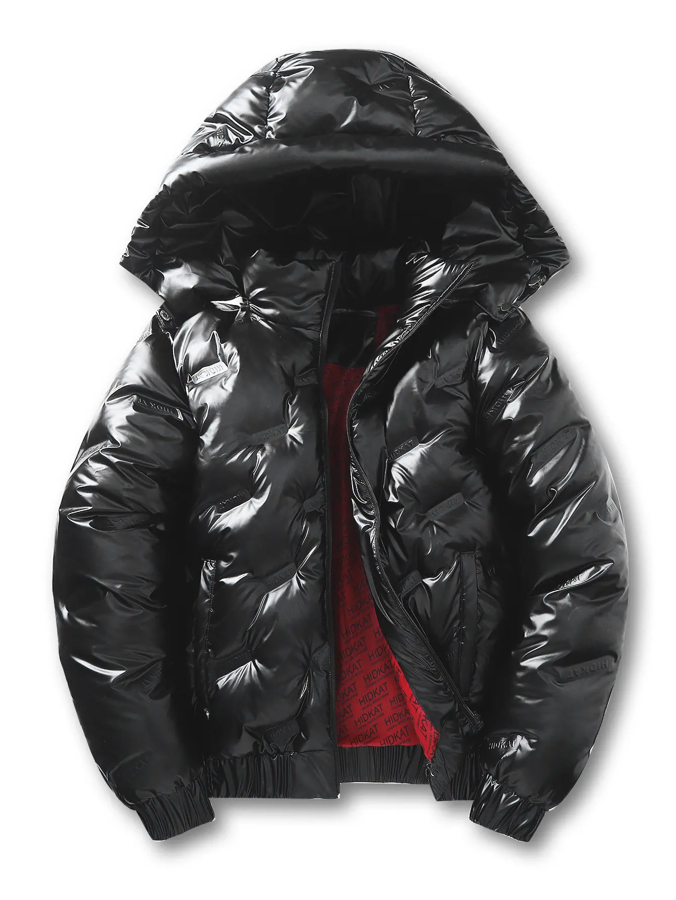 Men's Winter Coat Detachable Hood Waterproof Ski Jacket Warm Parka with Multiple Pockets, Raincoat for Outdoor Sports and Winter Freshness