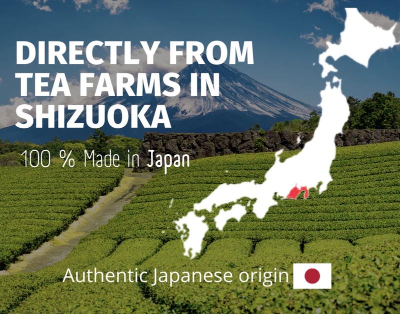 VIOJ Lightly Sweet Matcha Tea Powder from Shizuoka Japan Authentic Rich Flavor Smooth Grassiness Creamy Sweetness 60g