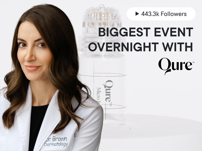 Qure Micro-Infusion System: Facial Serum for All Skin Types - 2 Months Mixed (For Wrinkles + Dark Spots)