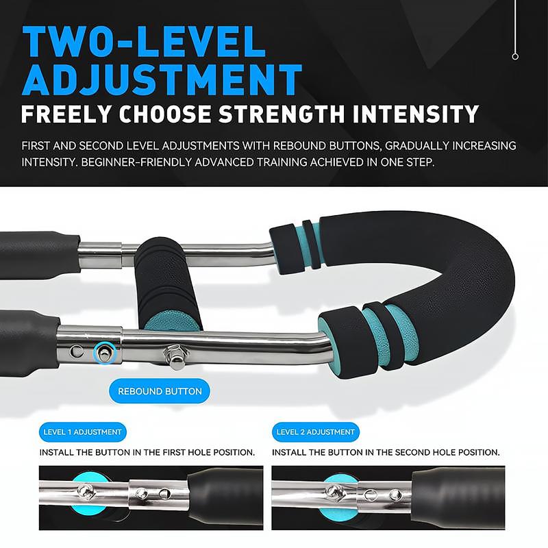 TikTok Viral Twister Arm Trainer | 60-100lb Adjustable Chest Tool | Desk Workout for Shoulder & Arm Muscles | Office Fitness Gadget