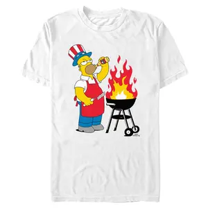 Men's The Simpsons Barbecue Homer T-Shirt