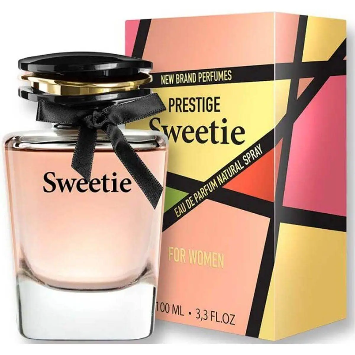 NEW Brand Prestige Sweetie Surprise Women's EDP Floral Fragrance Spray - Ginger Blend, Irresistible Aroma, 3.3 fl oz/3.4 fl oz, New In Box, Fragranced, Elegant, Perfumed, Fragranced Women's Fragrance